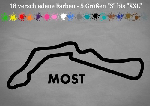 Most rennstrecke sticker - most,