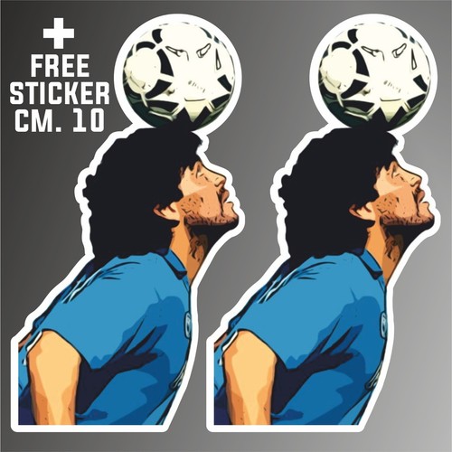 Aufkleber diego maradona - aufkleber,