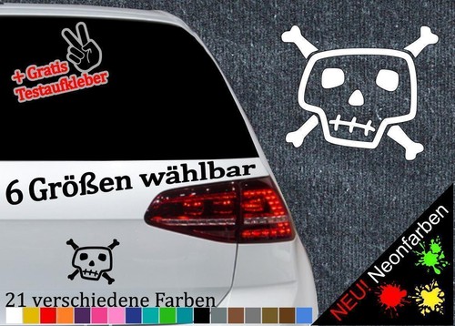 Totenkopf aufkleber schädel - totenkopf,