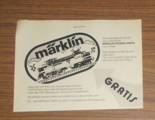 Seltene werbung märklin - seltene,