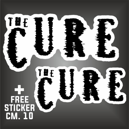 The cure aufkleber hip - the,