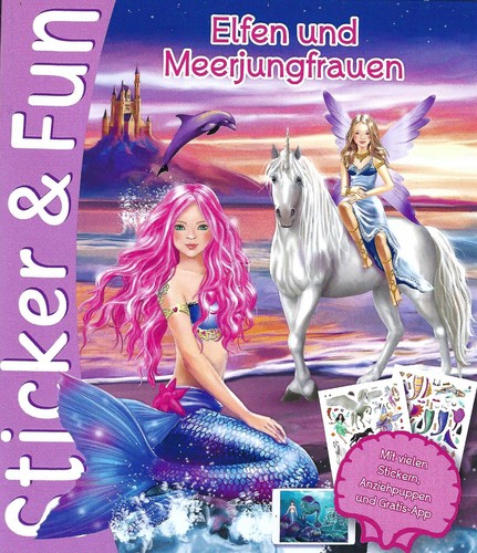 Elfen meerjungfrauen sticker - elfen, u.meerjungfrauen-sticker