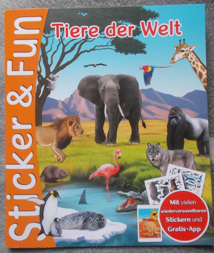 Sticker fun tiere der - sticker,