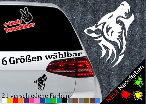Werwolf tribal aufkleber wolf - tribal,