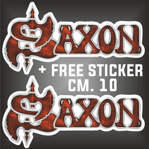 Saxon band hard rock - band, aufkleber