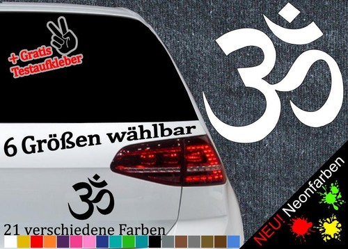 Zeichen aufkleber yoga omm - zeichen,