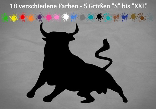 Stier aufkleber toro - stier, bulle
