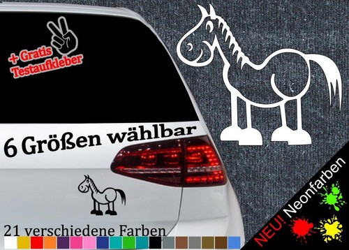 Pferd aufkleber comic - pferd, horse