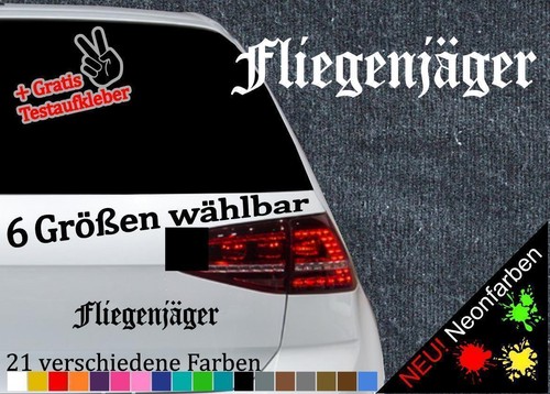 Fliegenjäger sticker - fliegenjäger,