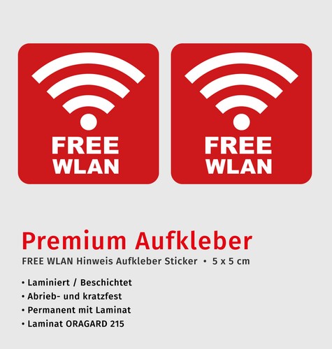 Aufkleber free wlan sticker - aufkleber,