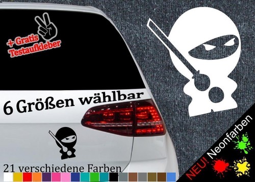 Ninja aufkleber größen 21 - aufkleber, -6