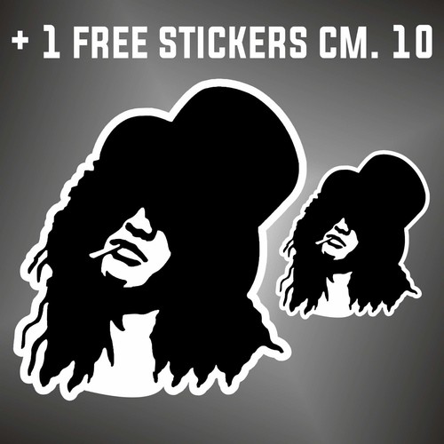 Aufkleber guns roses slash - guns, 'n